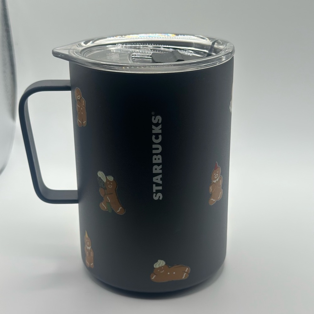 2025 Starbucks 16 Oz Gingerbread Tumbler Mug Holiday Christmas